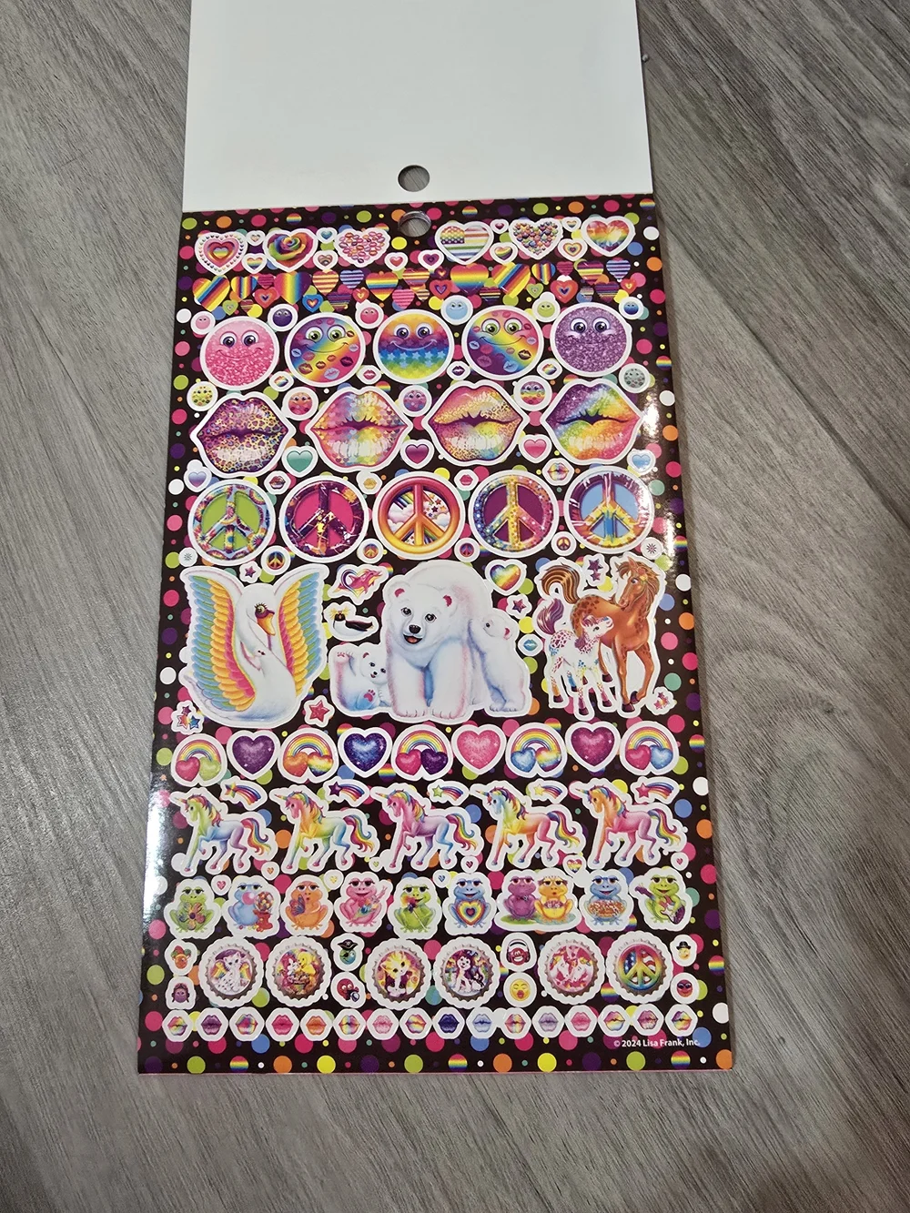 Lisa Frank Pink Rainbow 600+ Stickers Pack